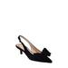 Debra Kitten Heel Pointed Toe Slingback Pump