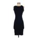 American Apparel Casual Dress - Bodycon High Neck Sleeveless: Black Solid Dresses - Women's Size Small