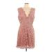 J.O.A. Just One Answer Casual Dress: Pink Dresses - Women's Size Large