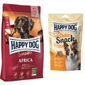 12.5kg Supreme Sensible Afrique Happy Dog croquettes pour chien + 100g Pâques canard, carottes Happy Dog friandises pour chien offertes