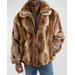 Faux-fur Bomber Jacket