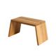 Table d'appoint extérieure en bois d'iroko durable