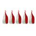 5pcs Ice Fishing Jig Set Metal Lifelike Durable Ice Water Fishing Bait Sharp Fishing J Hooks for Fishing Red