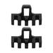 2Pcs Badminton Stringing Racquet Load Spreader Badminton Tennis Racquet Pulling Machine Threading Accessories High Loaded Spreader Protector Black