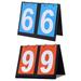 Portable Flip Scoreboard-Score Board for Baseball Soccer Ping Pong Football Volleyball Basketball Table Tennis Track