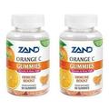 Zand Orange C Gummies (Pack of 2) with Vitamin C Acerola Fruit Tapioca Arnica Rosehip and Annatto 60 Count Each