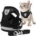 Cat Harness Cat Harness Leash Cat Harness Cat Leash Harness Cat Harness with Leash Reflective Vest Adjustable Cat Harness Small for Puppy Cat Ride M