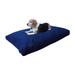 Dog Bed Bean Bag Bed for All Dogs Extra Plush Faux Fur Rectangle Pat Sleeping Mat with Liner and Durable Canvas Cover Use in Living Room Outdoor Indoor Office 40 L x 35 W x 6 Th Blue