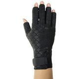 Thermoskin Arthritic Fingerless Gloves Black Large 9-1/4 - 10-1/2 (24-26 cm)