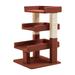 Cat Tree Cat Activity Tower with Scratching Post for Large Cats Cat Climbing Tower with 3 Level Cat Play Perch for Living Room Bedroom Office Hotel Indoor Office 20 L x 20 W x 32 H Red