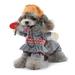 ZPAQI Funny Pet Costume stand up Funny Dog Clothes Suspenders Pet Photo Prop