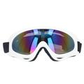 Dog Sunglasses UV Protection Windproof Eye Protective Colorful Lens Large Dog Goggles Glasses 3004 White Frame