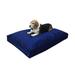 Dog Bed Bean Bag Bed for All Dogs Extra Plush Faux Fur Rectangle Pat Sleeping Mat with Liner and Durable Canvas Cover Use in Living Room Outdoor Indoor Office 47 L x 29 W x 4 Th Blue