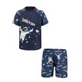 Kids Boys Swimsuit Graphic Short Sleeve Outdoor Cool Colorful shark Summer Clothes 7-13 Years