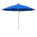 California Umbrella 11 Allure Series Patio Umbrella With Stainless Steel Pole Fiberglass Ribs Pulley Lift With Olefin Royal Blue Fabric