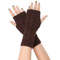 Winter Gloves, Warm Gloves, Half Finger Gloves for Women Winter Soft Warm Wool Knitting