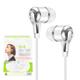 Universal 3.5mm Plug Wired Headset 9D Hifi Stereo Earphone Sport Running Headphones with Mic for Phones Computers Tablets MP3