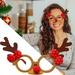 Brenberke Christmas Glasses Frame Decoration Suitable For Christmas Party Holiday Gifts Suitable For Most People