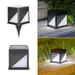 PATLOLLAV Square Box Solar Lights Auto On or Off Solar Garden Light Landscape Path Light Solar Pathway Lights Outdoor Waterproof for Garden Courtyard Pathway Festiival Decorative ube Lights