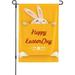 Spring Easter Garden Flag Easter Decorations Decor Double Sided Happy Easter Day Bunny Yard Flag Seasonal Easter Gnomes House Flag No Flag Stand