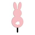 Cute Easter Bunny Lawn Stake Rabbit Shape Yard Decorative Garden Stakes Signs Decorations for Outdoor Garden Yard Party