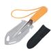 Mini Trowel Backpacking Shovel Multifunctional Stainless Steel for Gardening Planting Outdoor Survival Orange