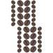 100 Pcs Coffee Bean Model Tabletop Coffee Bean Model Baked Coffee Bean Model Simulated Pretend Toy