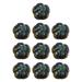 Plant Decor 10 Pcs Home+decor Artificial Pumpkin Green Model Doll House Decorate Resin