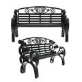 2 Pcs Chair Model Miniature Bench Ornament Dollhouse Plastic Chaise Lounge Chairs Furniture Baby
