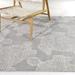 Balta Atala Coastal Turtle Indoor/Outdoor Area Rug Grey 5 3 x 7 5 x 8