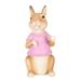 Rabbit Garden Statue Simulation Cute Fun Waterproof Resin Figurine Decoration for Lawn Yard Patio Porch