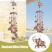 Outdoor Elephant Copper Wind Chimes for External Use Elephant Wind Chimes Garden Led Wind Chimes Dolphin Wind Chimes Small Miniature Chimes for Outdoors Large Memorial Chime Wind Chime Grandma