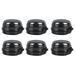 Gratying 6pcs Childproof Stove Knob Covers For Kitchen Easy To Clean Kitchen Stove Button Covers Gloss Black