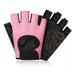 Fitness Gloves Workout Gloves for Men and Women Exercise Gloves for Weight Lifting Cycling Training Half Finger Pink M