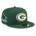 Men's New Era Green Bay Packers 2024 NFL Draft 59FIFTY Fitted Hat