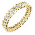 14K Yellow 7/8 CTW Natural Diamond Eternity Band Size 7 123597:60022:P