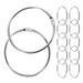 Book Binding Ring 12 Pcs Small Metal Rings Office Supplies Key Shackle Exquisite Notebook Binder Iron