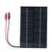 4.2W 18V Solar Panel High Conversion Rate Polysilicon Portable Solar Panel for USB Electronic Interfaces Outdoor Travel
