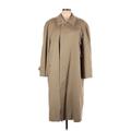 Burberry Coat: Long Tan Solid Jackets & Outerwear - Women's Size Large