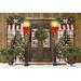 Christmas Backdrops Toy Shop Light Wreath Kids Holiday Portrait ration Photography Background Photo Studio Photozone