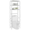 Irfora parcel 20.9 x11 x66.5 Laundry Room 3-tier Over Toilet Shelves Room Basement Room Basement Laundry Vidaxl Stainless Steel Silver 20.9inx11inx66.5in Shelves 20.9inx11inx66.5in Shelves Room