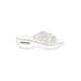 Cole Haan Mule/Clog: White Solid Shoes - Women's Size 6 - Open Toe