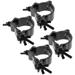 4 Pcs Hook O-clip Light Stand Metal Light Camp Stage Lamp Accessories Spotlight Clamps Stage Lamp Truss Clamp