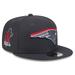 Youth New Era Graphite England Patriots 2024 NFL Draft 9FIFTY Snapback Hat