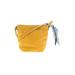 Anne Klein Crossbody Bag: Pebbled Yellow Print Bags