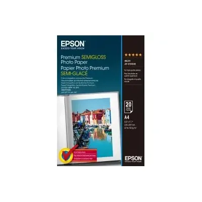 Epson Premium Semi-Gloss Photo Paper - A4 20 Blätter