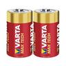 Varta MAX TECH 2x Alkaline D Einwegbatterie Alkali
