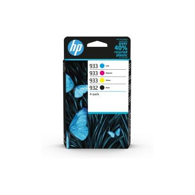 HP 932 Schwarz/933 Cyan/Magenta/Gelb Original-Druckerpatronen, 4er-Pack