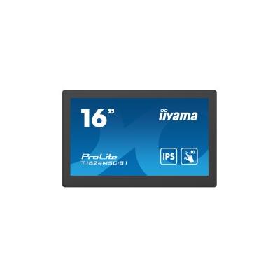 iiyama T1624MSC-B1 Signage-Display Interaktiver Flachbildschirm 39.6 cm (15.6") LCD 450 cd/m² Full HD Schwarz Touchscree