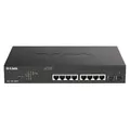 D-Link DGS-1100-10MPV2 Netzwerk-Switch Managed L2 Gigabit Ethernet (10/100/1000) Power over (PoE) 1U Schwarz